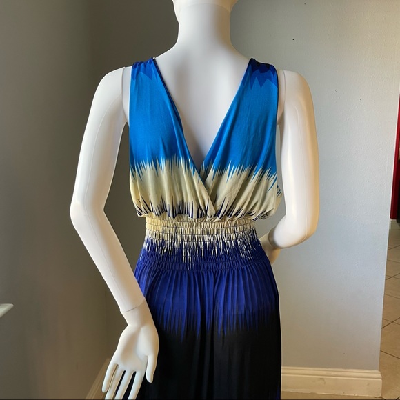 Blue New Women’s striped sleeveless dress size XL - Picture 10 of 12